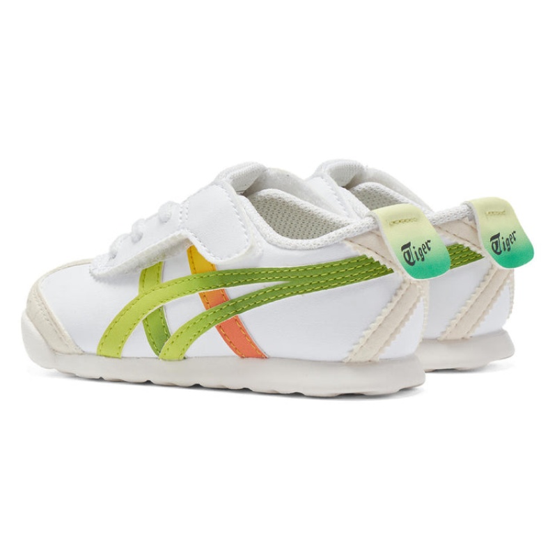 White / Light Green Kids' Onitsuka Tiger Mexico 66 Online India | V1Q-6428