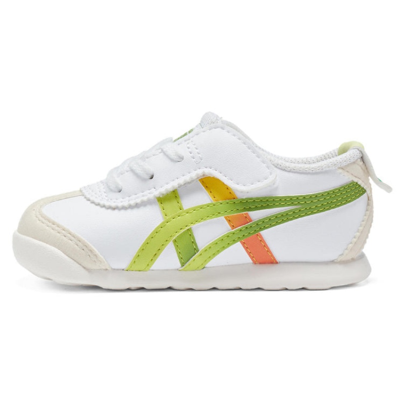 White / Light Green Kids' Onitsuka Tiger Mexico 66 Online India | V1Q-6428