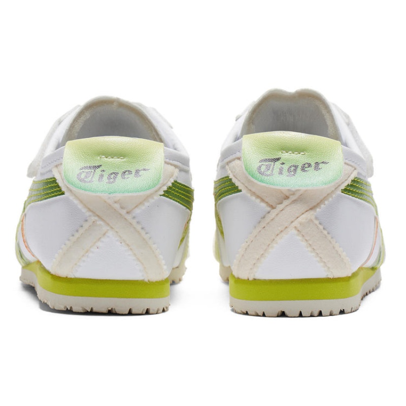 White / Light Green Kids' Onitsuka Tiger Mexico 66 Online India | V1Q-6428