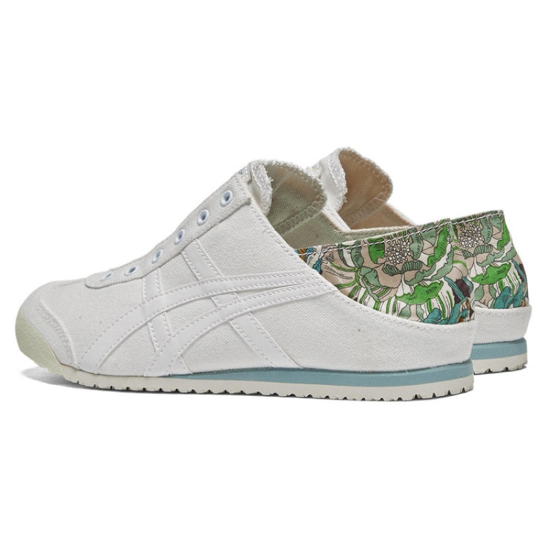 White / Light Green Men's Onitsuka Tiger Mexico 66 Paraty Online India | J3D-3078