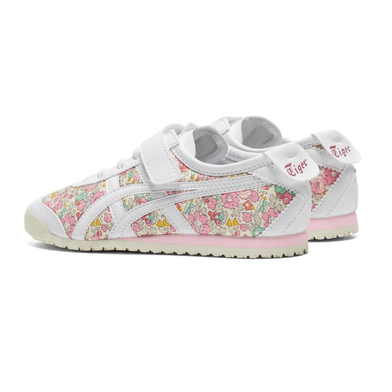 White / Pink Kids' Onitsuka Tiger Mexico 66 Online India | L6E-2693