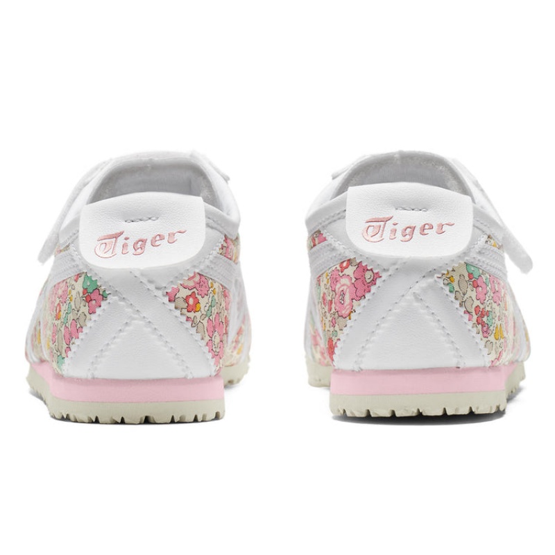 White / Pink Kids' Onitsuka Tiger Mexico 66 Online India | L6E-2693