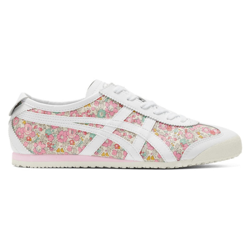 White / Pink Men\'s Onitsuka Tiger Mexico 66 Online India | R5X-6732