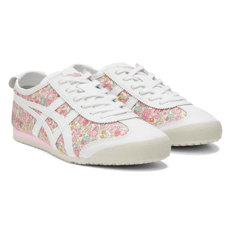 White / Pink Women's Onitsuka Tiger Mexico 66 Online India | E9P-9133