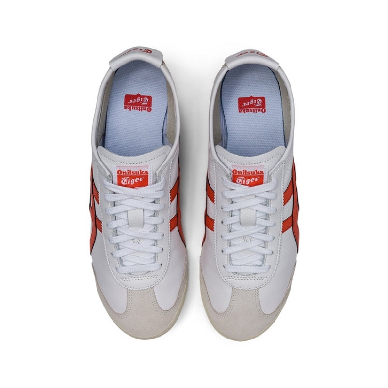 White / Red Men's Onitsuka Tiger Mexico 66 Online India | I4M-2110