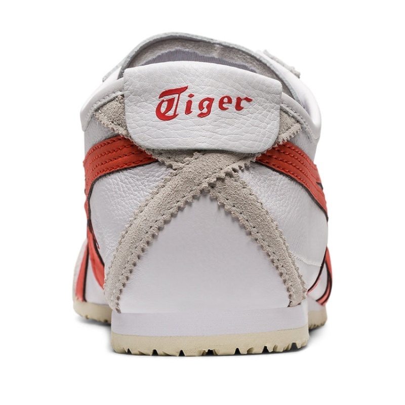 White / Red Men's Onitsuka Tiger Mexico 66 Online India | I4M-2110