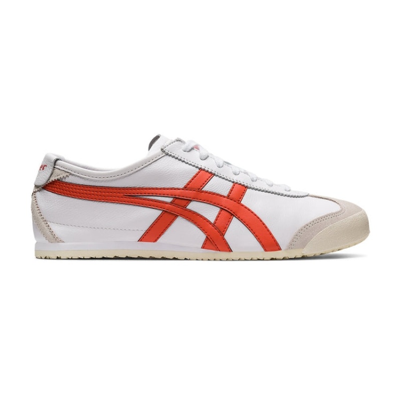 White / Red Men\'s Onitsuka Tiger Mexico 66 Online India | I4M-2110