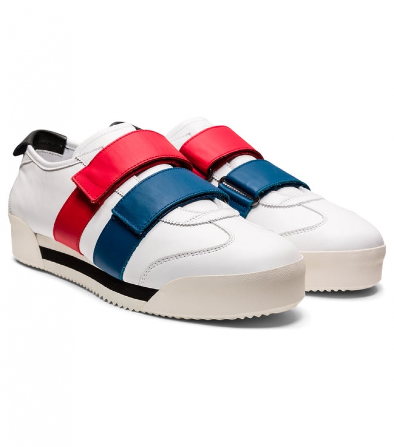 White / Red Men's Onitsuka Tiger Pf Mexico 66 SD Online India | P2Y-4396