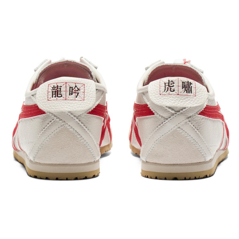 White / Red Women's Onitsuka Tiger Mexico 66 Online India | Y9Z-7772