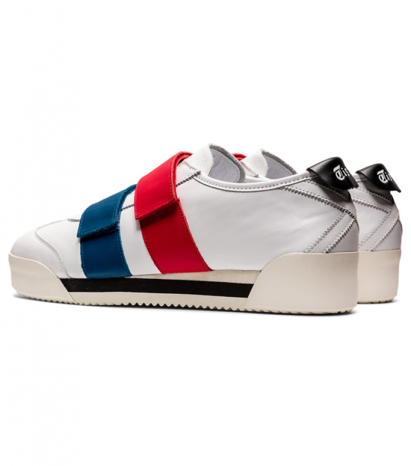 White / Red Women's Onitsuka Tiger Pf Mexico 66 SD Online India | M8I-0371