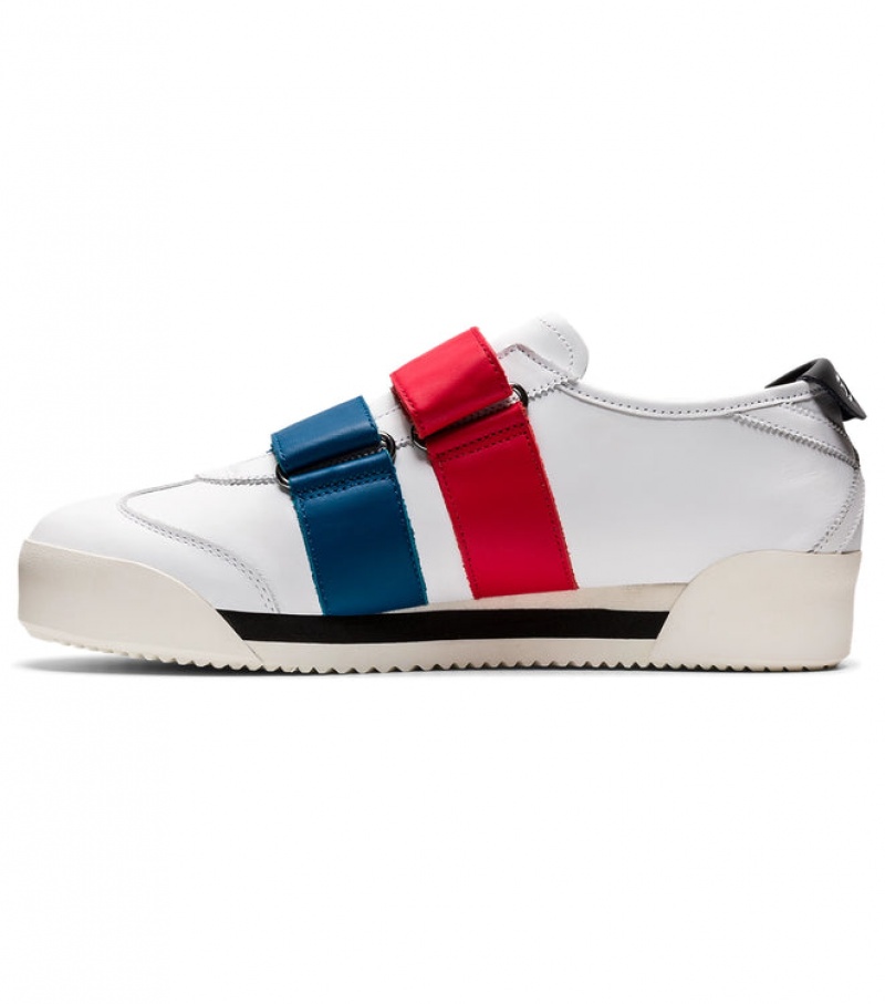 White / Red Women's Onitsuka Tiger Pf Mexico 66 SD Online India | M8I-0371