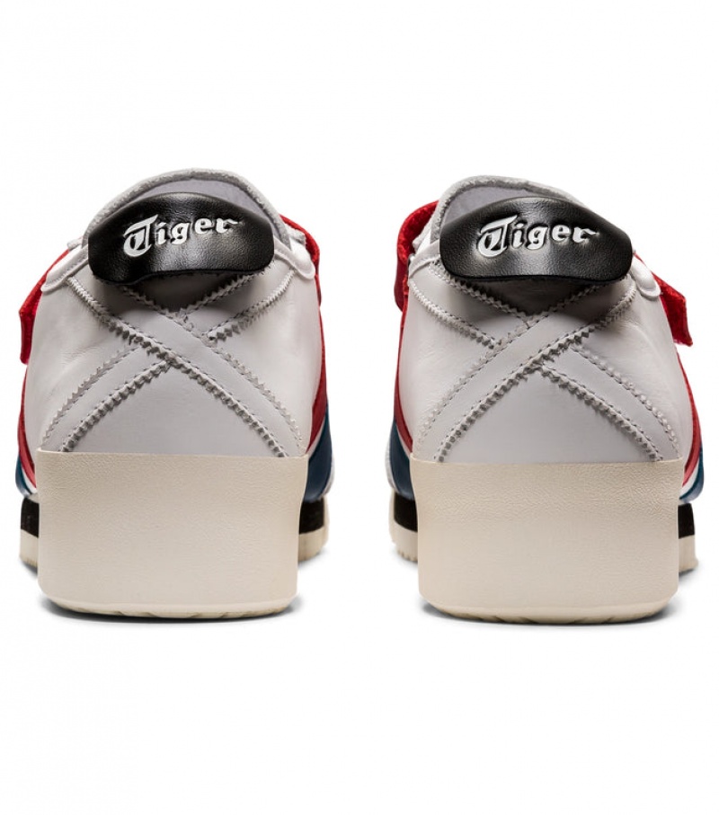 White / Red Women's Onitsuka Tiger Pf Mexico 66 SD Online India | M8I-0371