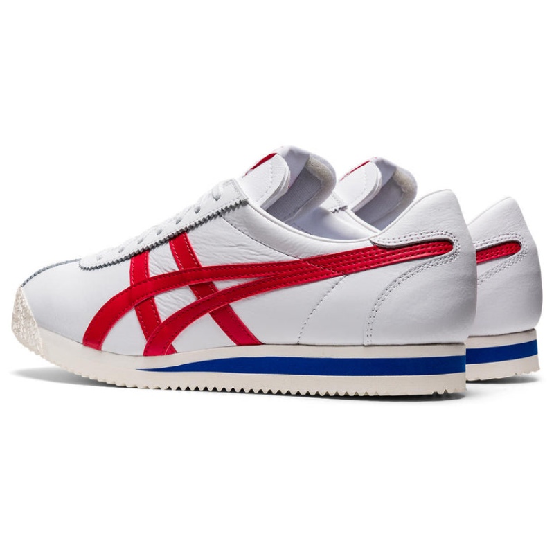 White / Red Women's Onitsuka Tiger Tiger Corsair Sneakers Online India | H6E-7831