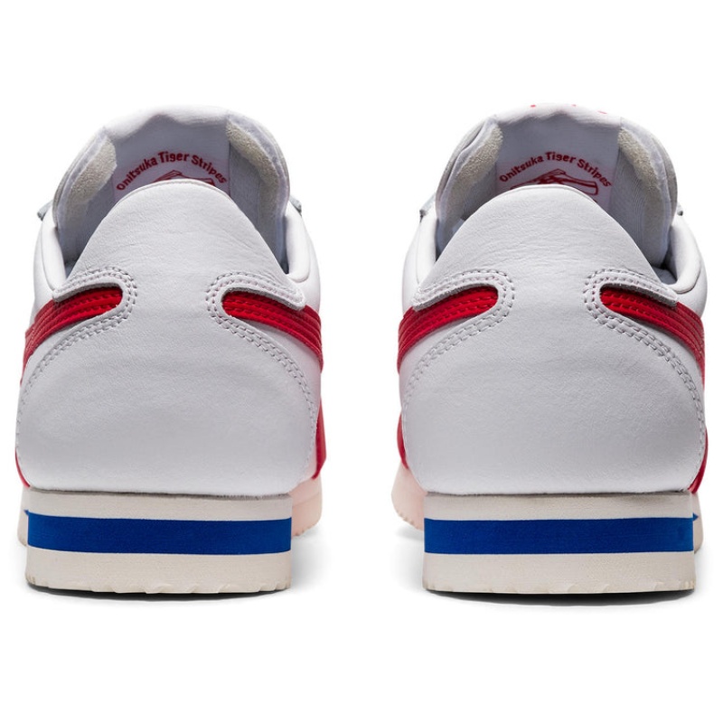 White / Red Women's Onitsuka Tiger Tiger Corsair Sneakers Online India | H6E-7831