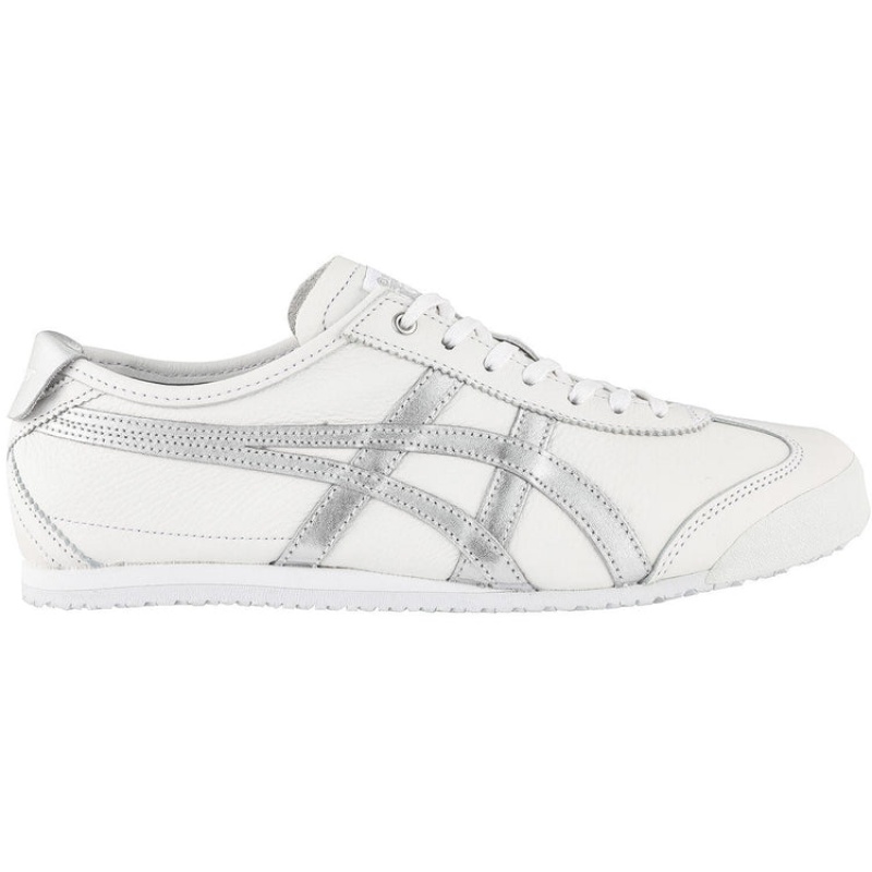 White / Silver Men\'s Onitsuka Tiger Mexico 66 Online India | J4M-5786