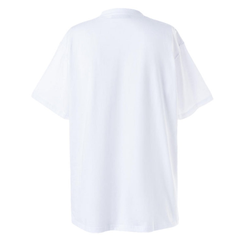 White / Silver Women's Onitsuka Tiger T Shirts Online India | A6N-5957