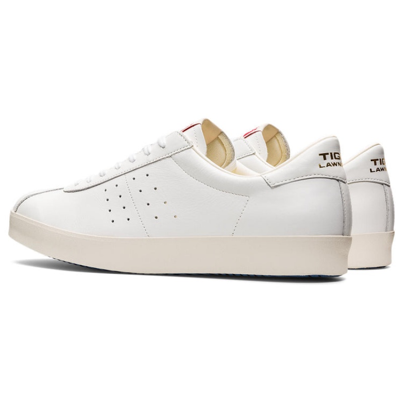 White / White Men's Onitsuka Tiger Lawnship Nm Nippon Made Online India | S6R-6646