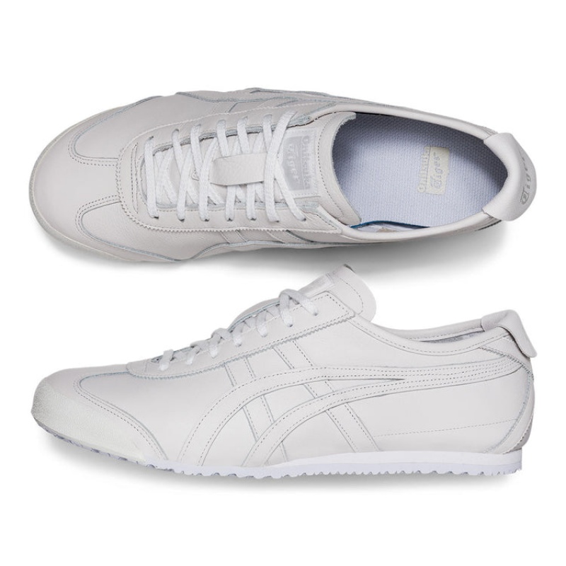 White / White Men's Onitsuka Tiger Mexico 66 Online India | R2D-7941