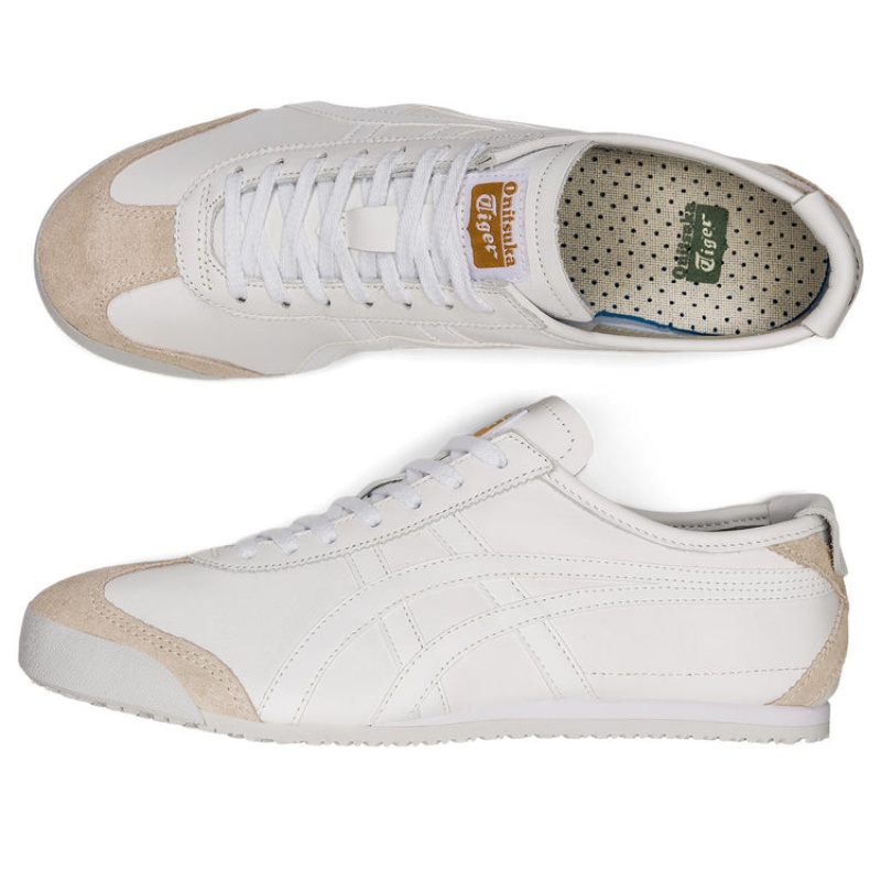 White / White Men's Onitsuka Tiger Mexico 66 Online India | U8R-1810