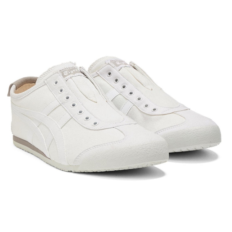 White / White Men's Onitsuka Tiger Mexico 66 Slip-on Online India | F6Z-4905