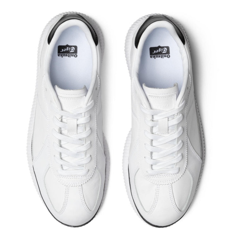 White / White Women's Onitsuka Tiger Delecity Sneakers Online India | T3U-8115