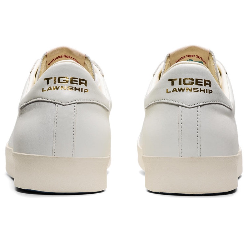 White / White Women's Onitsuka Tiger Lawnship Nm Nippon Made Online India | G3R-2124