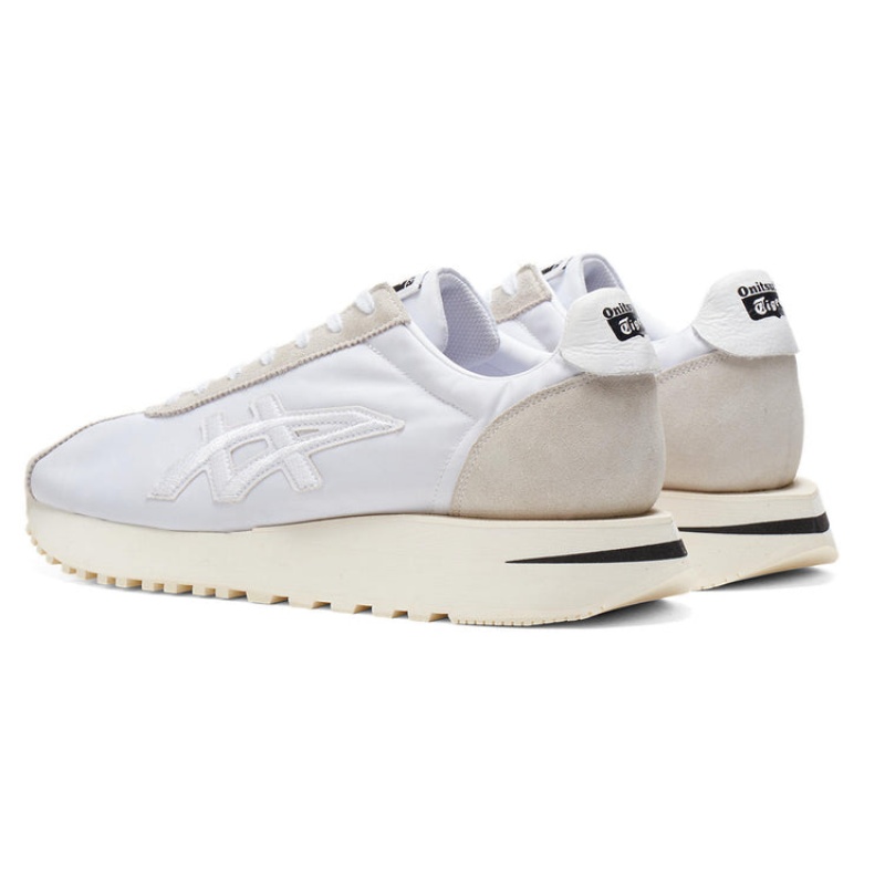 White / White Women's Onitsuka Tiger Moage Mo Sneakers Online India | X1G-2872