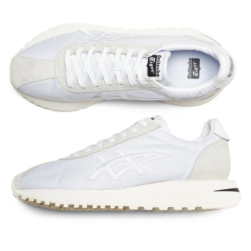 White / White Women's Onitsuka Tiger Moage Mo Sneakers Online India | X1G-2872