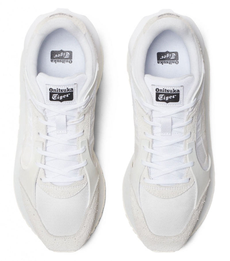 White / White Women's Onitsuka Tiger Moage Co Sneakers Online India | S3C-0884