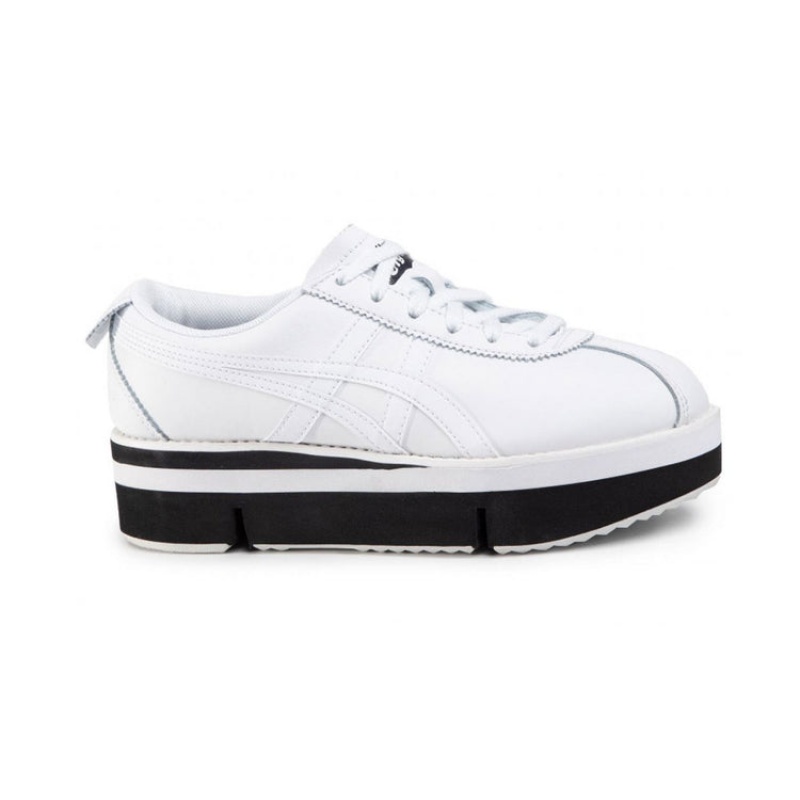 White / White Women\'s Onitsuka Tiger Pokkuri Sneaker Pf Sneakers Online India | K6Z-0582