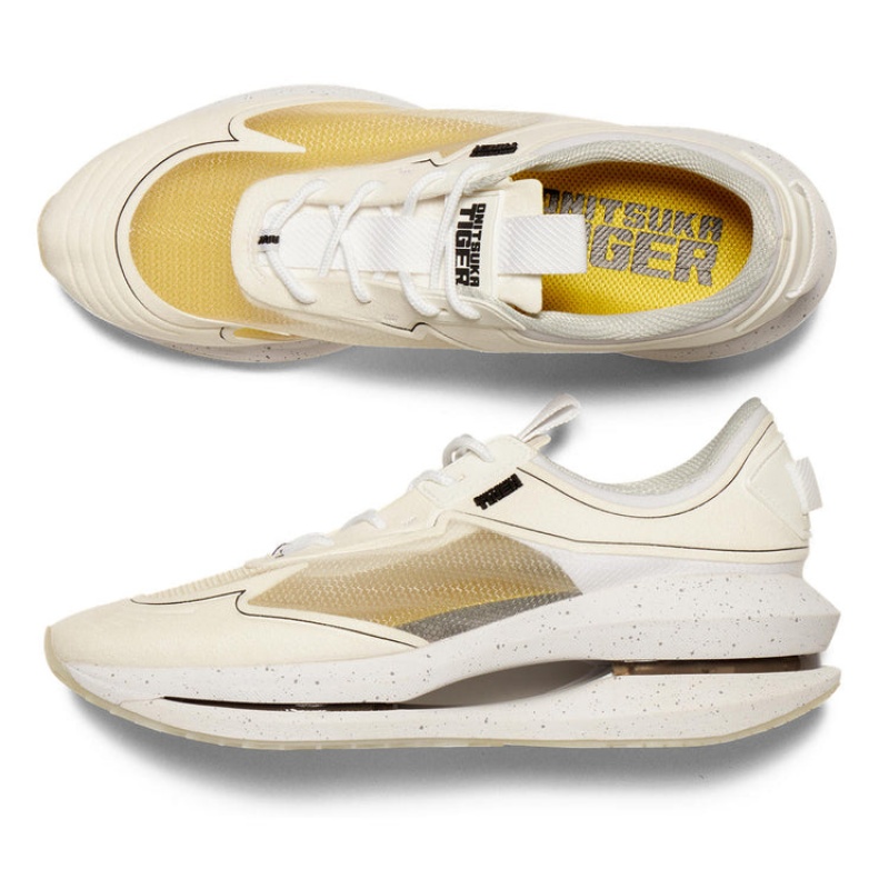 White / White Women's Onitsuka Tiger Runger Sneakers Online India | B2S-4147