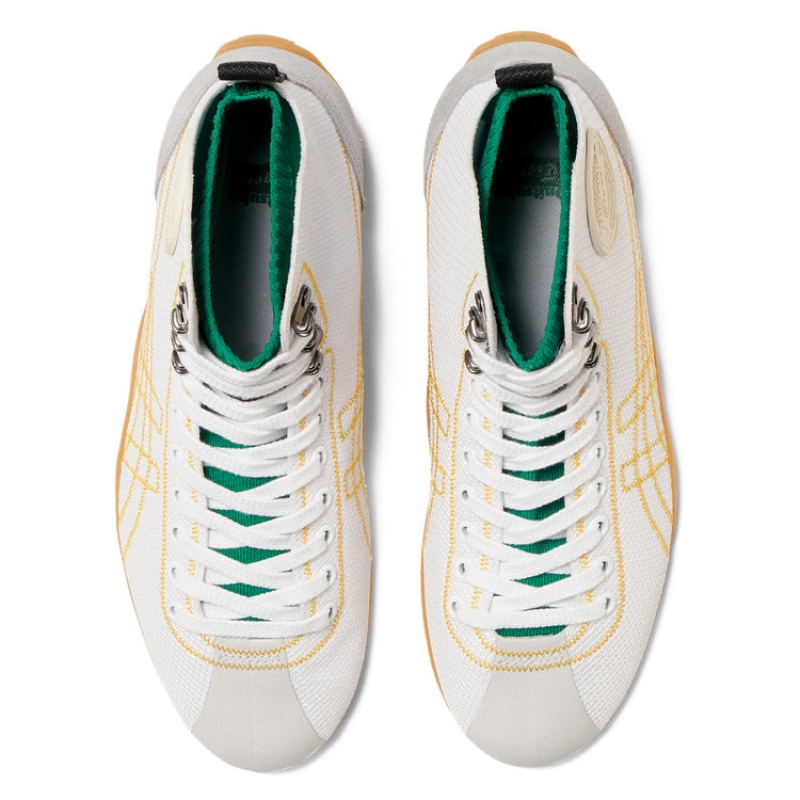 White / Yellow Women's Onitsuka Tiger Sclaw Mt Sneakers Online India | D2Z-9671