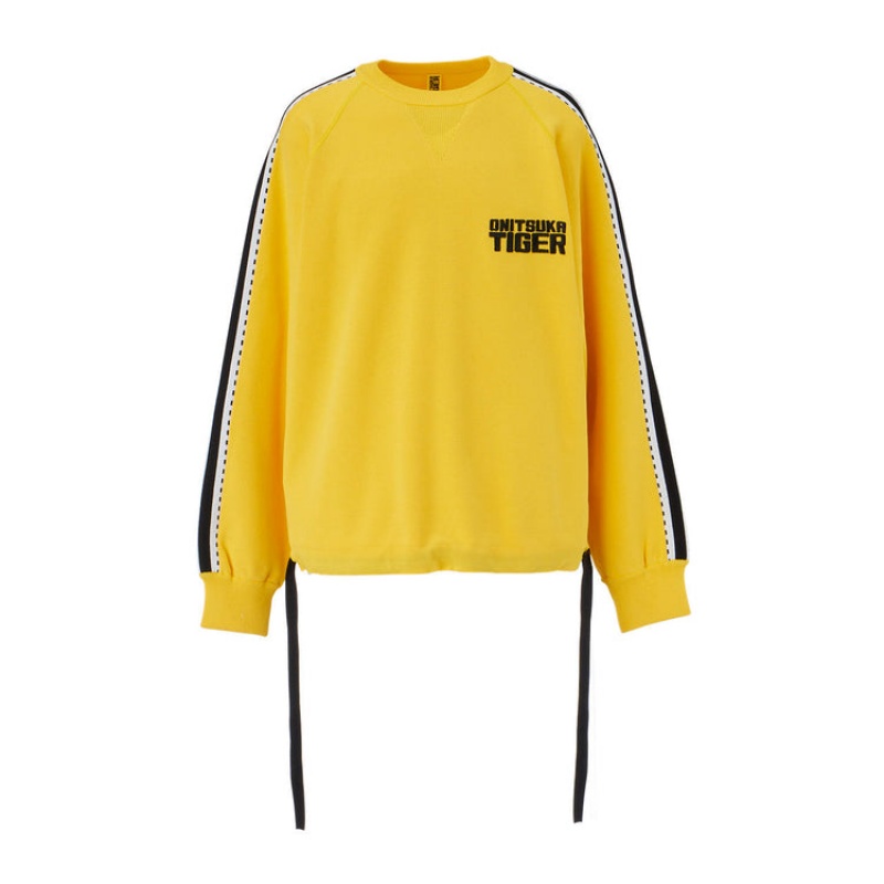 Yellow Men\'s Onitsuka Tiger Knit Tops Online India | M0A-0548