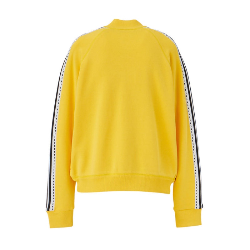 Yellow Men's Onitsuka Tiger Knitted Zip Up Tops Online India | V6N-5372