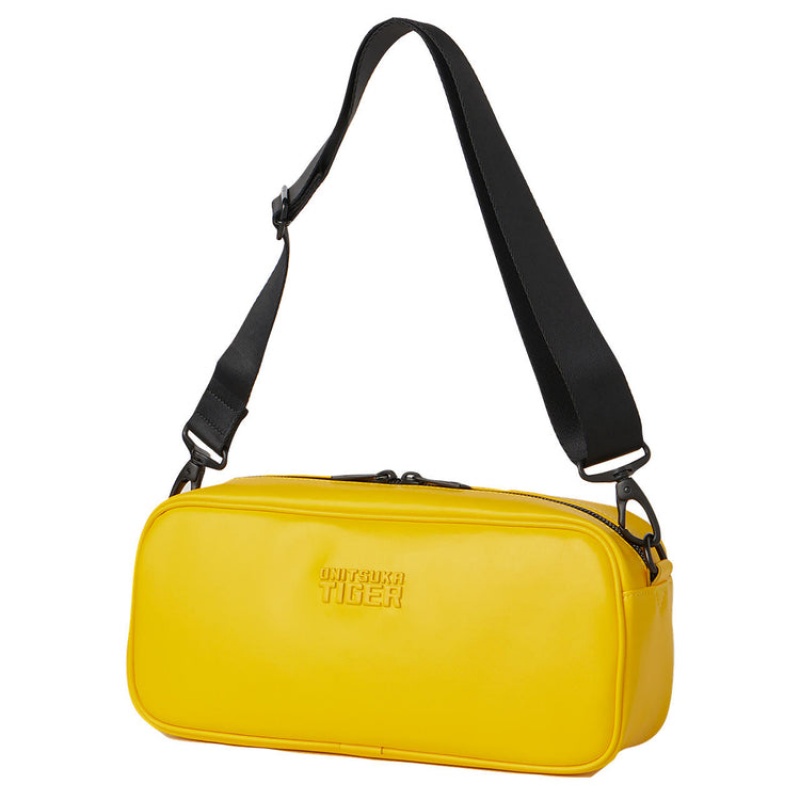 Yellow Men\'s Onitsuka Tiger Shoulder Bag Bags Online India | F4Z-7753