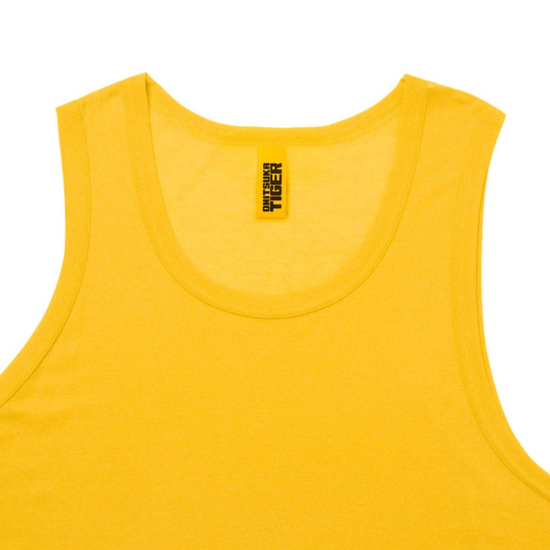 Yellow Women's Onitsuka Tiger 2 Way Tank Top Online India | Z1V-7315