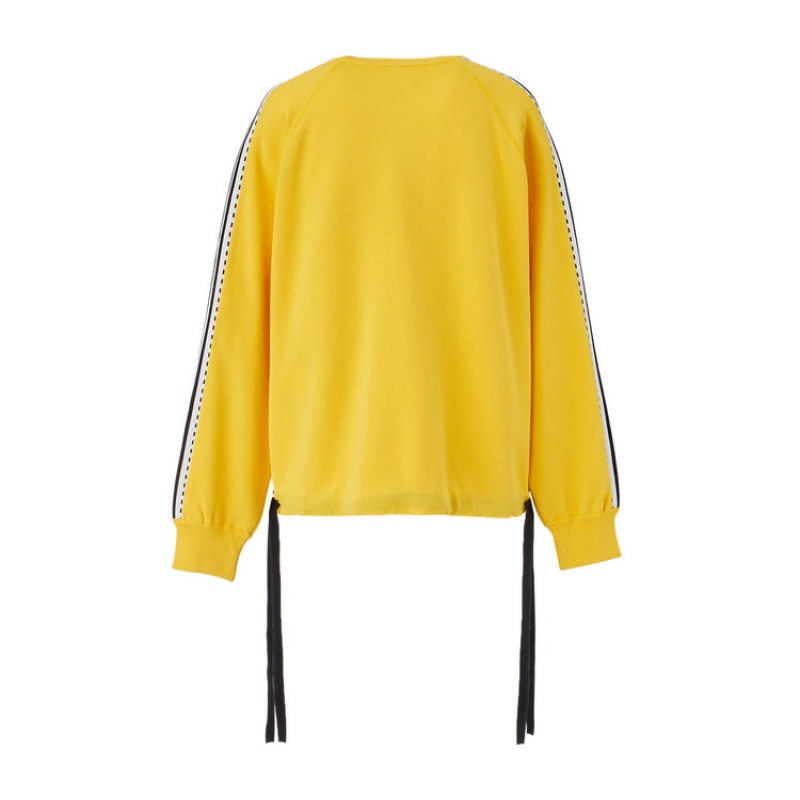 Yellow Women's Onitsuka Tiger Knit Tops Online India | H0M-6492