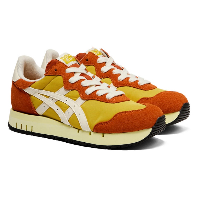 Yellow / Beige Women's Onitsuka Tiger X-caliber Sneakers Online India | R3T-0874