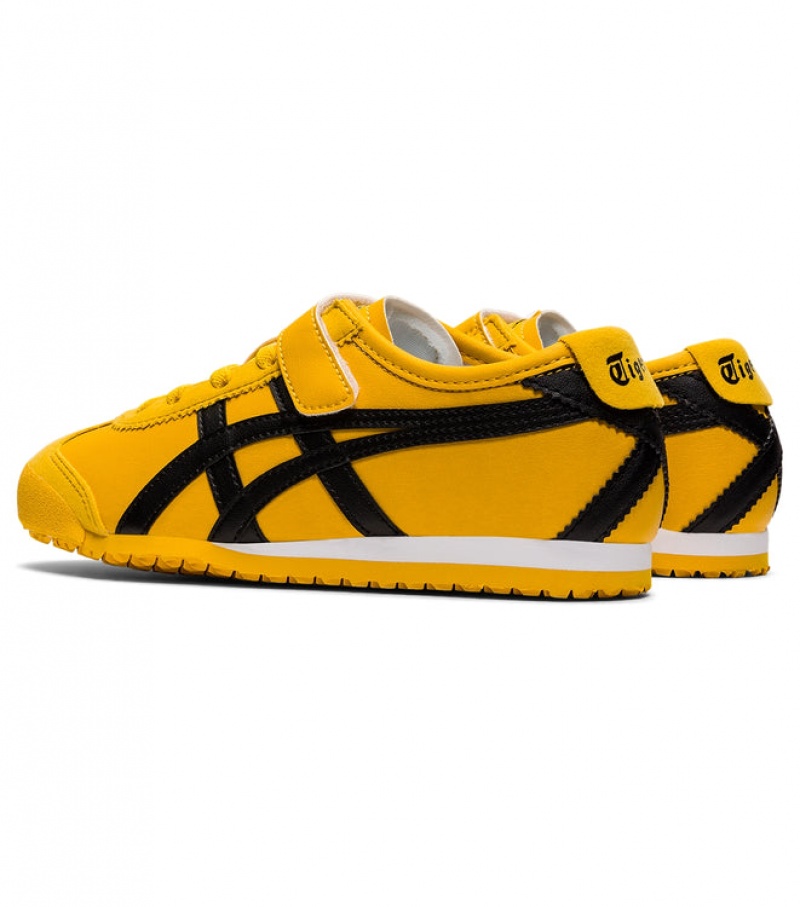 Yellow / Black Kids' Onitsuka Tiger Mexico 66 Online India | N1J-9373