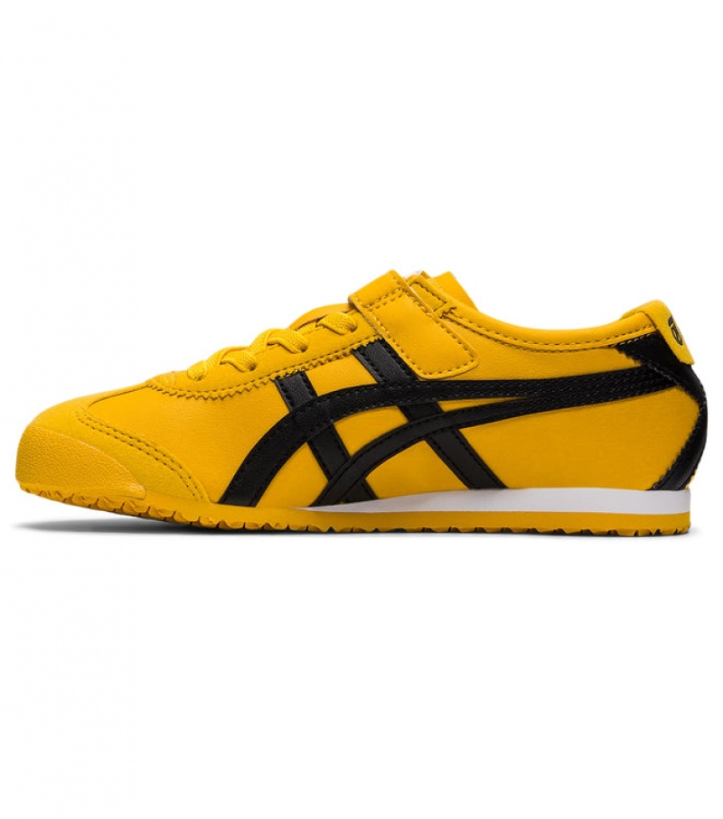 Yellow / Black Kids' Onitsuka Tiger Mexico 66 Online India | N1J-9373