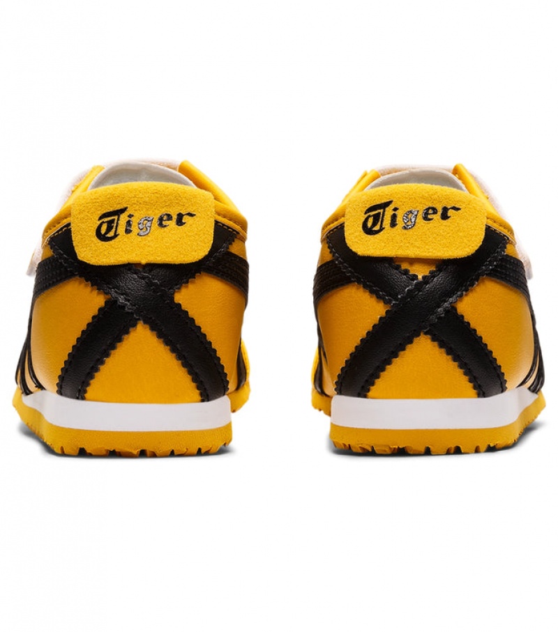 Yellow / Black Kids' Onitsuka Tiger Mexico 66 Online India | N1J-9373