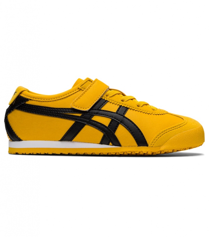 Yellow / Black Kids\' Onitsuka Tiger Mexico 66 Online India | N1J-9373