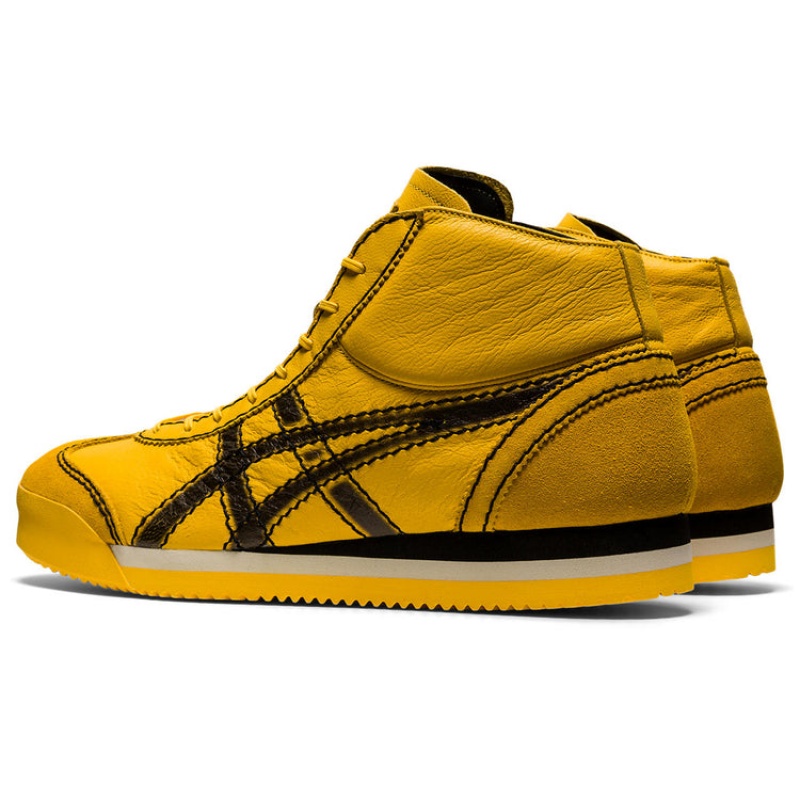 Yellow / Black Men's Onitsuka Tiger M Pf Mexico 66 SD Online India | O8D-4701