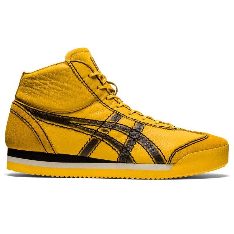 Yellow / Black Men\'s Onitsuka Tiger M Pf Mexico 66 SD Online India | O8D-4701