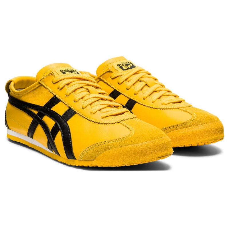 Yellow / Black Men's Onitsuka Tiger Mexico 66 Online India | F5O-2059