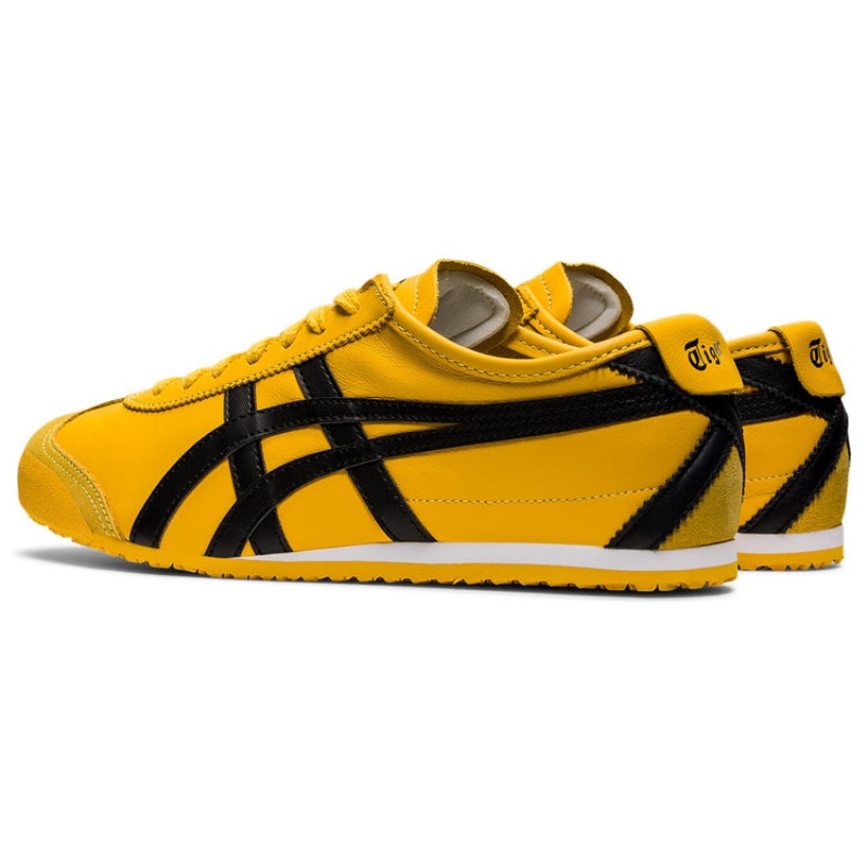 Yellow / Black Men's Onitsuka Tiger Mexico 66 Online India | F5O-2059