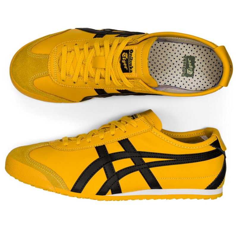 Yellow / Black Men's Onitsuka Tiger Mexico 66 Online India | F5O-2059