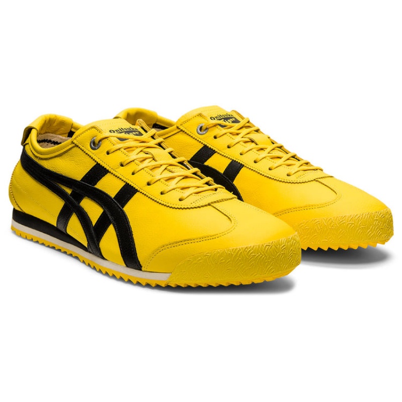 Yellow / Black Women's Onitsuka Tiger Mexico 66 SD Online India | Y6Z-9661