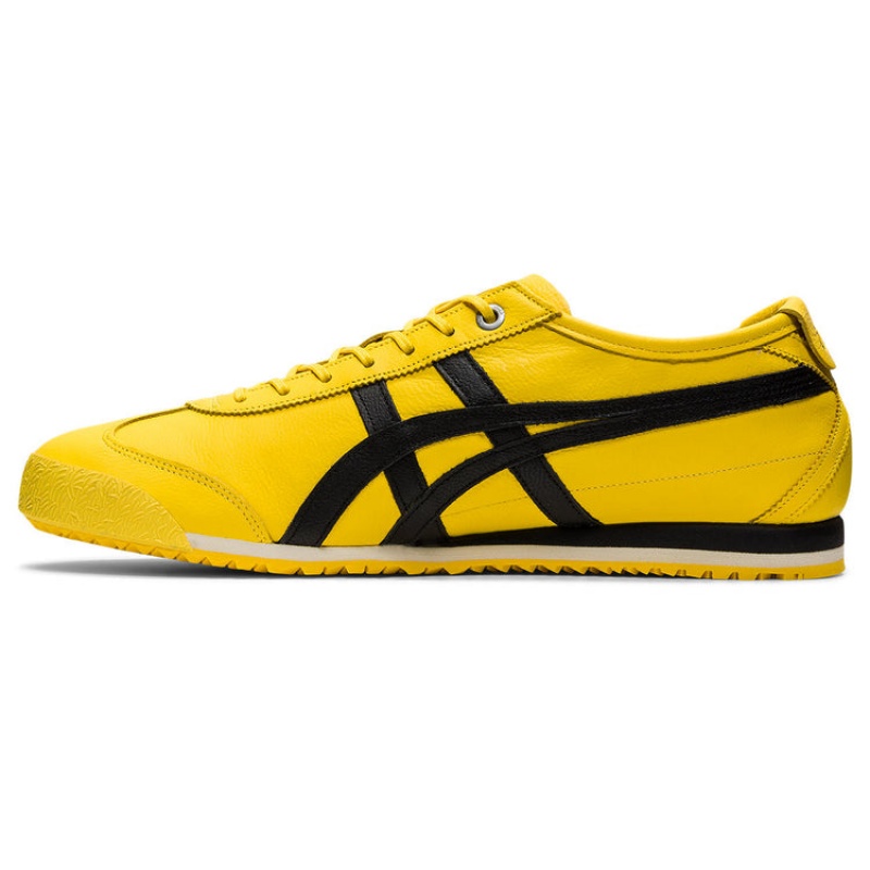 Yellow / Black Women's Onitsuka Tiger Mexico 66 SD Online India | Y6Z-9661