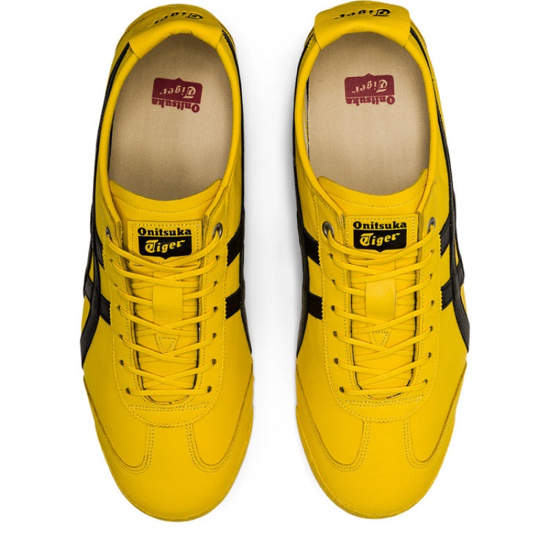 Yellow / Black Women's Onitsuka Tiger Mexico 66 SD Online India | Y6Z-9661